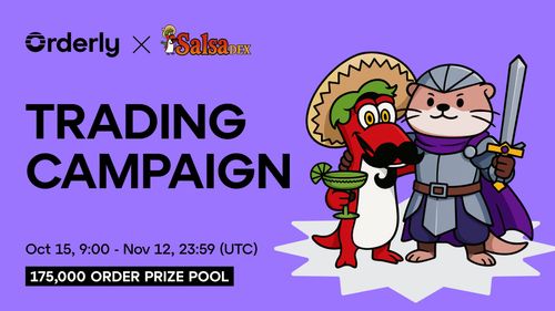 SalsaDex Trading Campaign: 175,000 ORDER Rewards
